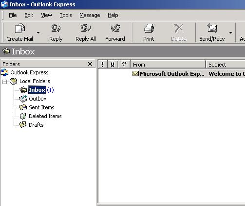 راهنماي پيكربندي و استفاده از برنامه Outlook Express outlook9